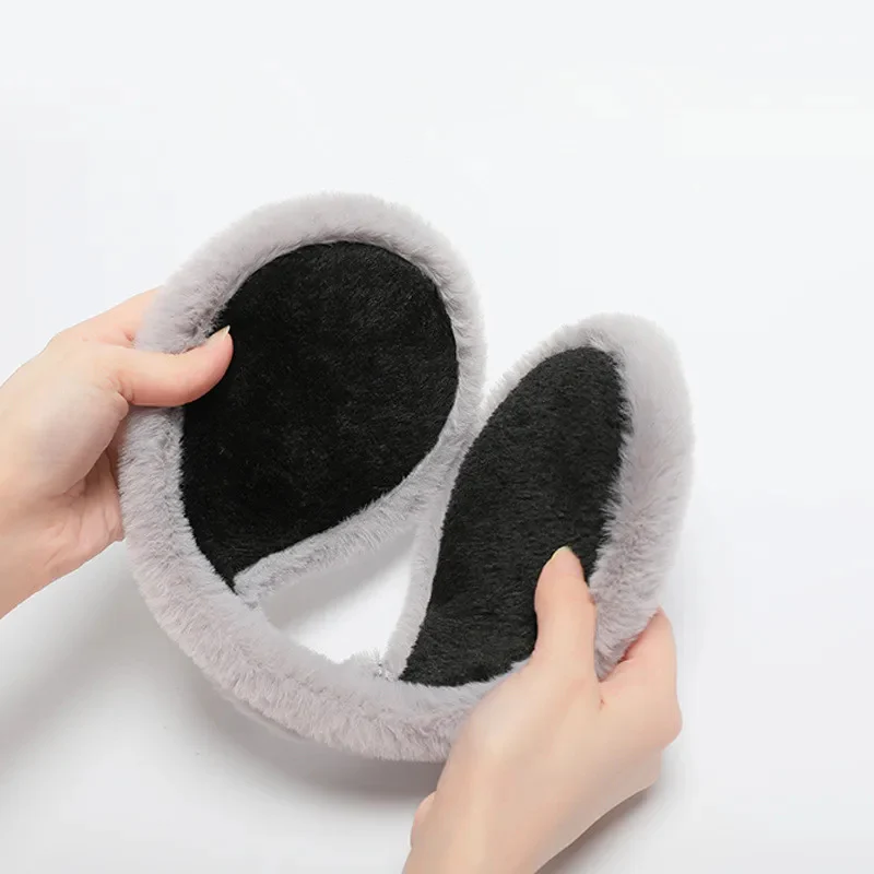 Plush Winter Ear Muffs with Earpiece - Image 4