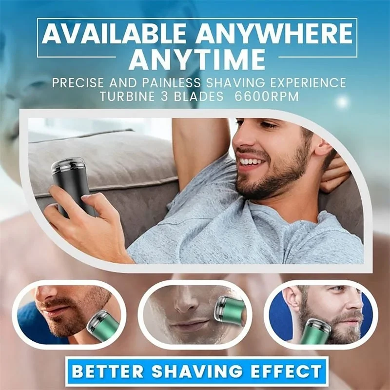 Pocket Size Washable Electric Razor - Image 6