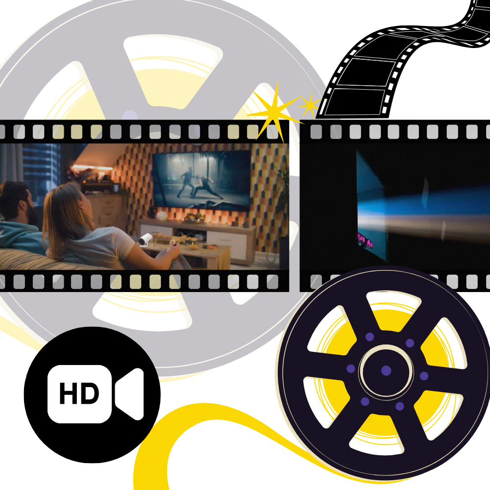 Portable 4K ultra HD projector - Image 3