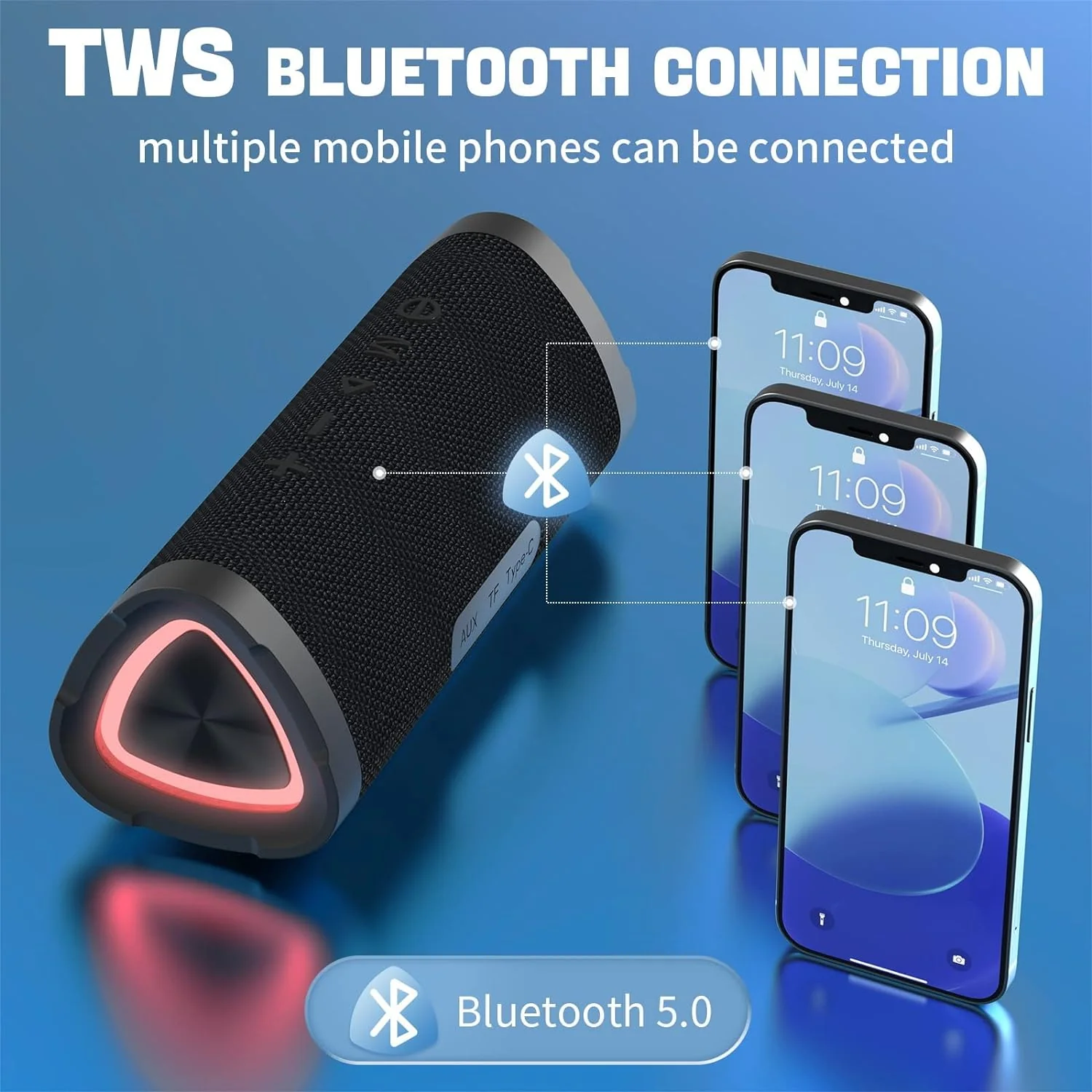Portable Bluetooth Wireless Speaker - Image 3