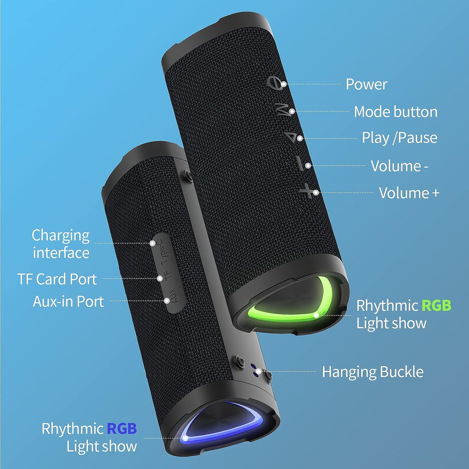 Portable Bluetooth Wireless Speaker - Image 5