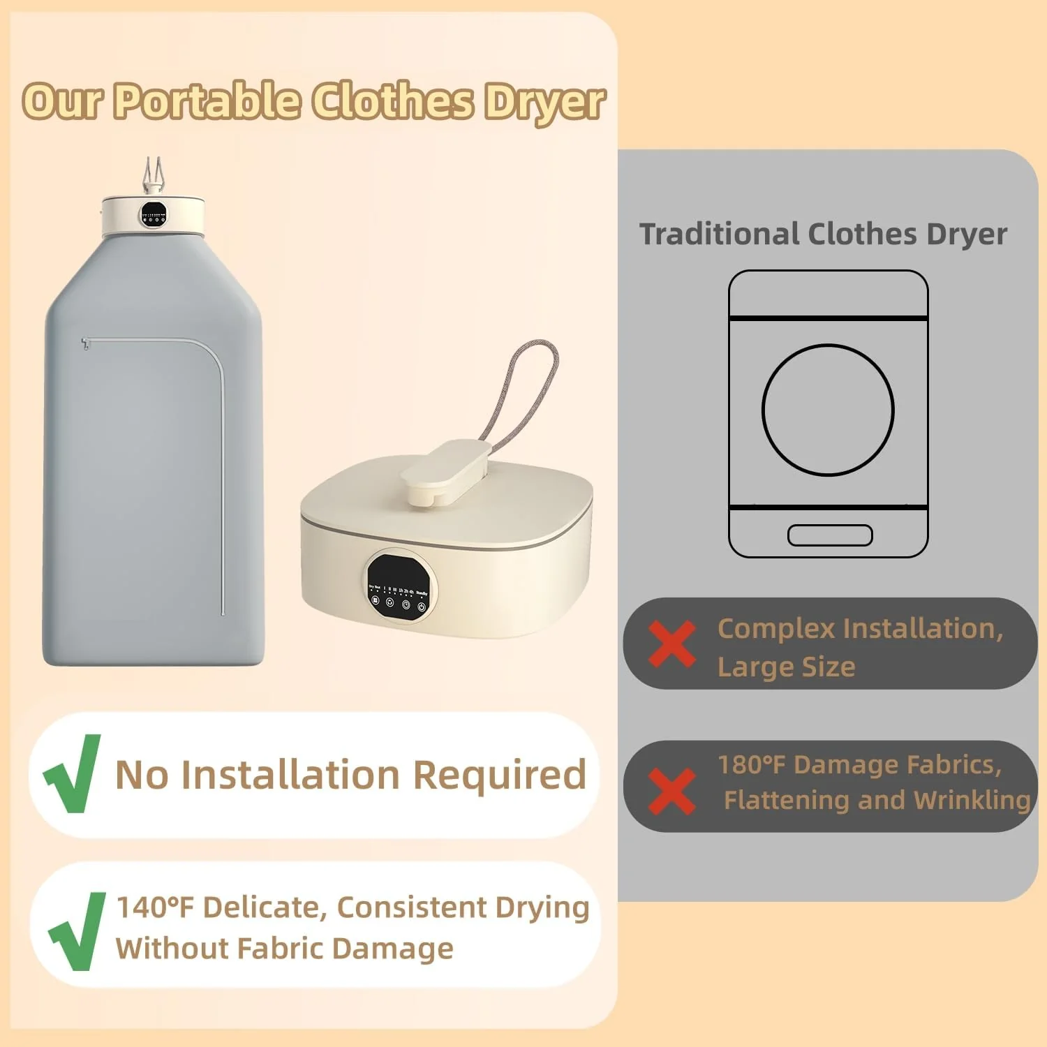 Portable Clothes Dryer Machine - Image 6