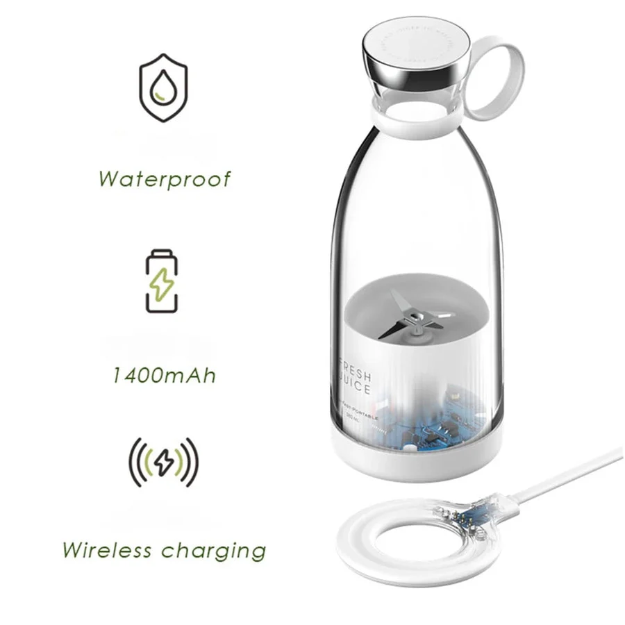 Portable Electric Fruit Mixers Juicer Blender - Image 6