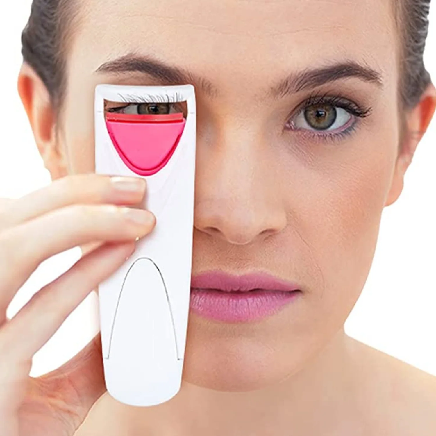 Portable Electric Heated Eyelash Mascara Falsies Curler - Image 3