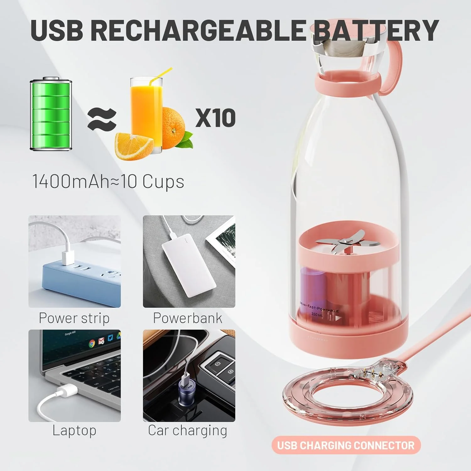 Portable Electric Juicer Blender - Image 4