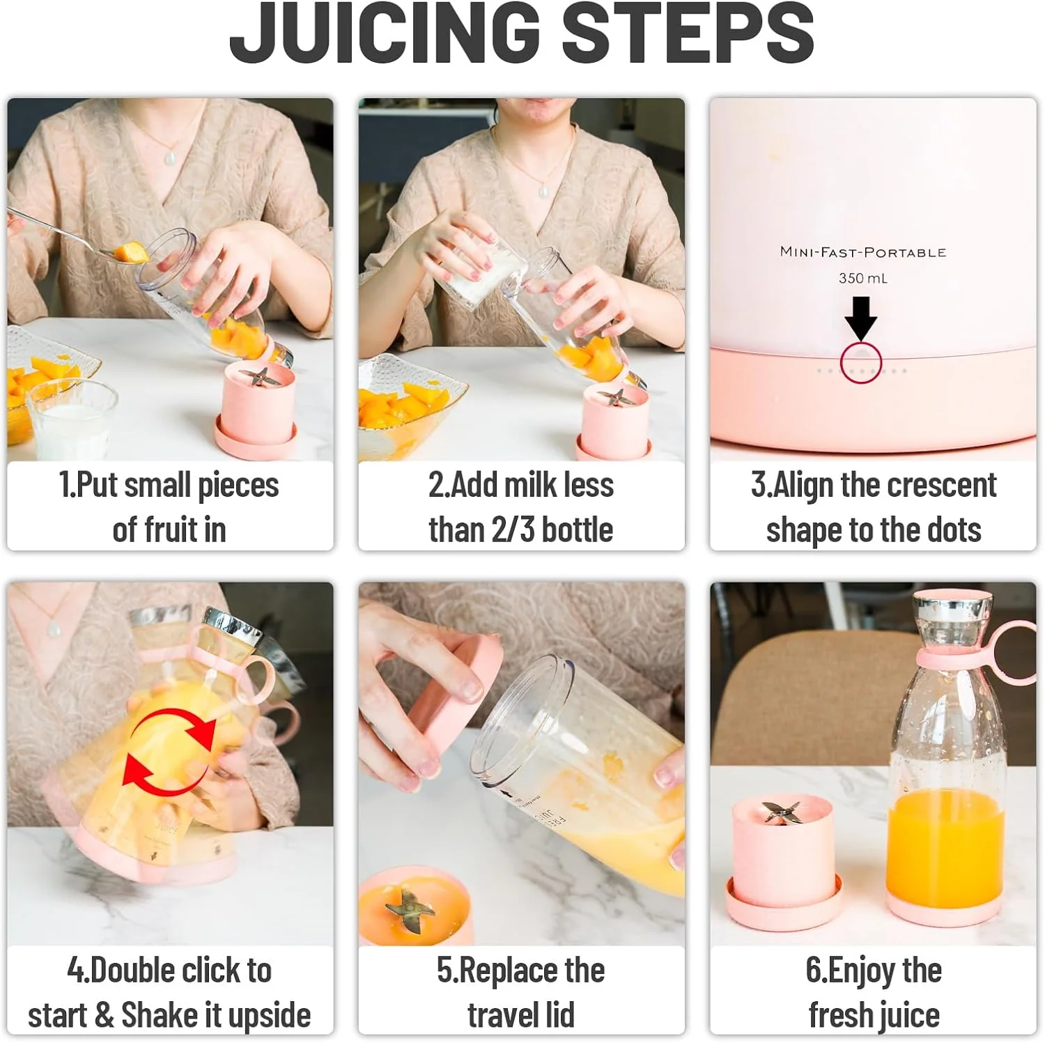 Portable Electric Juicer Blender - Image 8