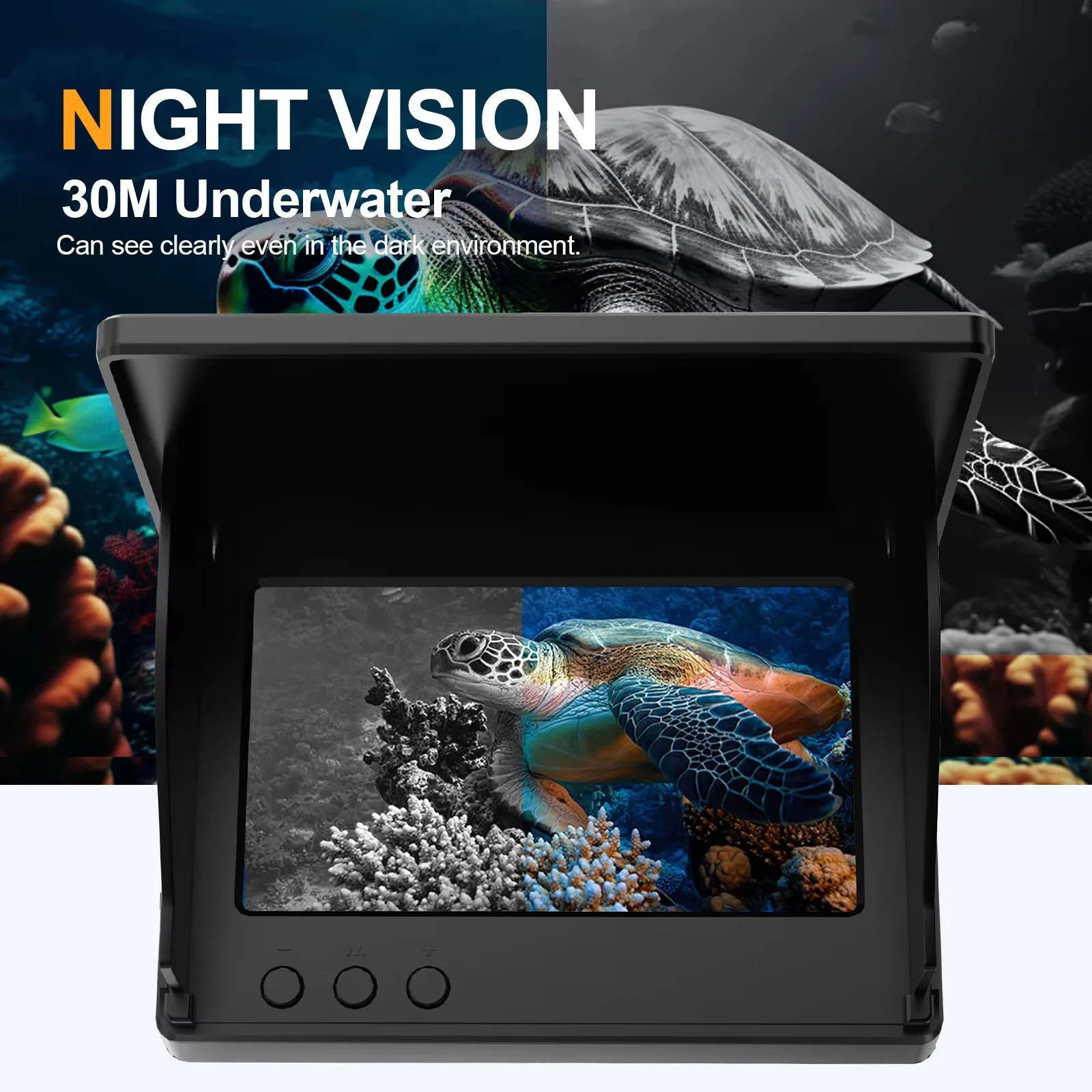 Portable Fish Finder Underwater Fishing Camera with 4.3 inch LCD Monitor - Image 3