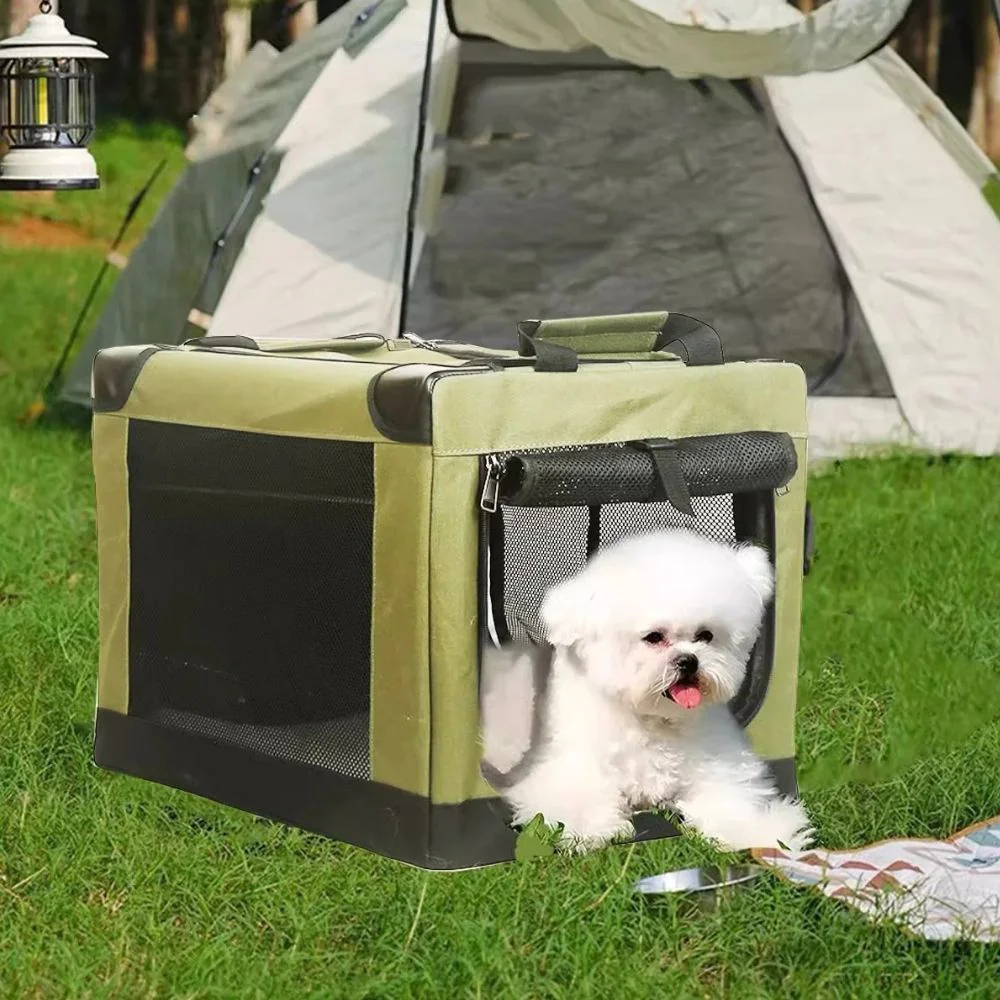 Portable Folding Small Dog Crate - Image 2