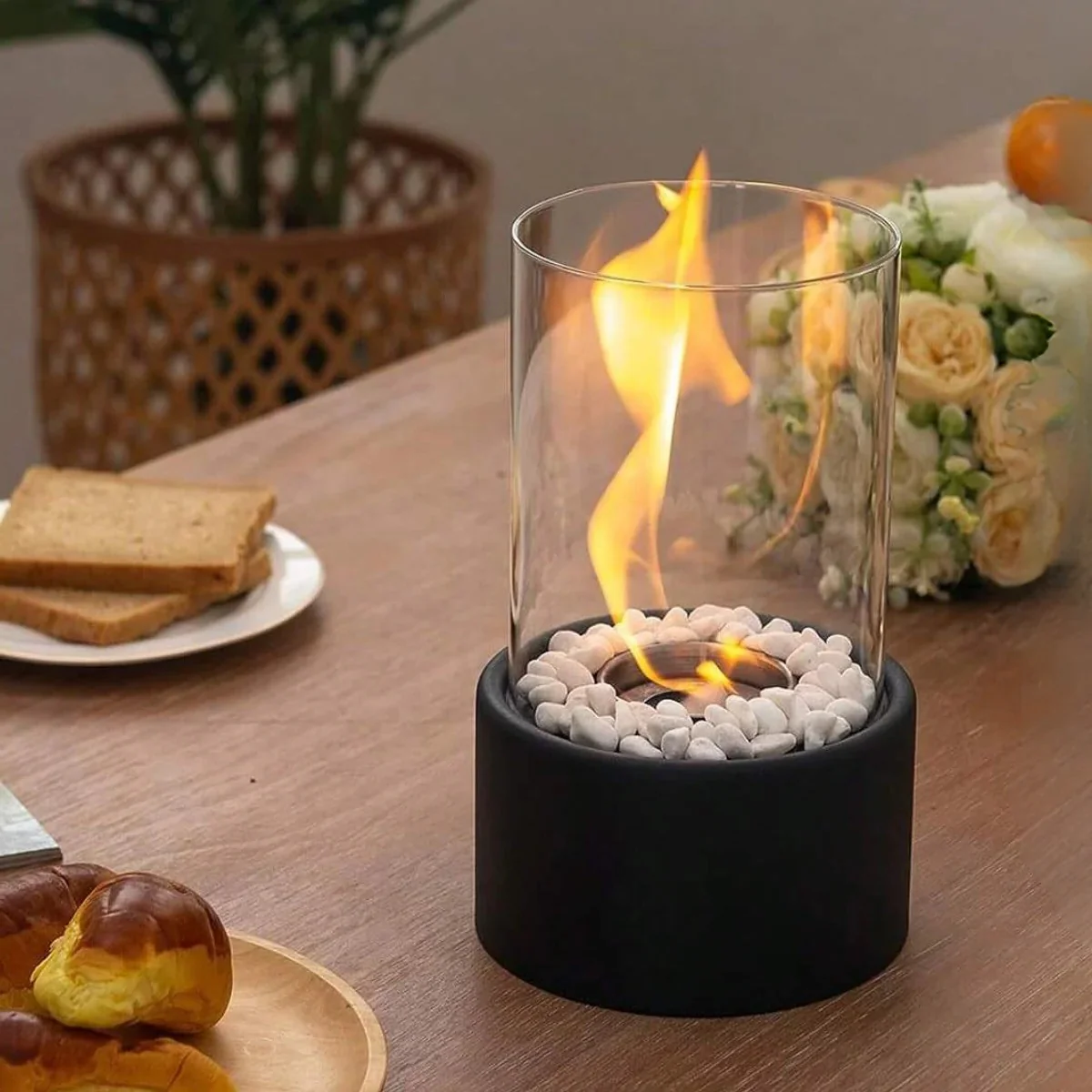 Portable Glass Tabletop Fireplace - Image 2