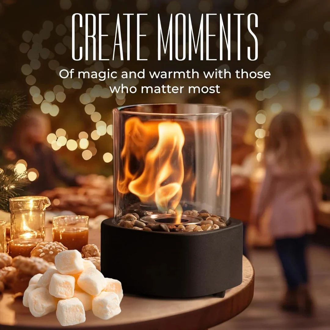 Portable Glass Tabletop Fireplace - Image 20