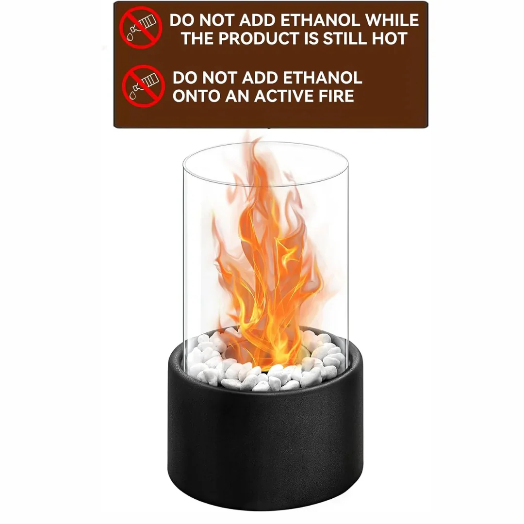 Portable Glass Tabletop Fireplace - Image 6