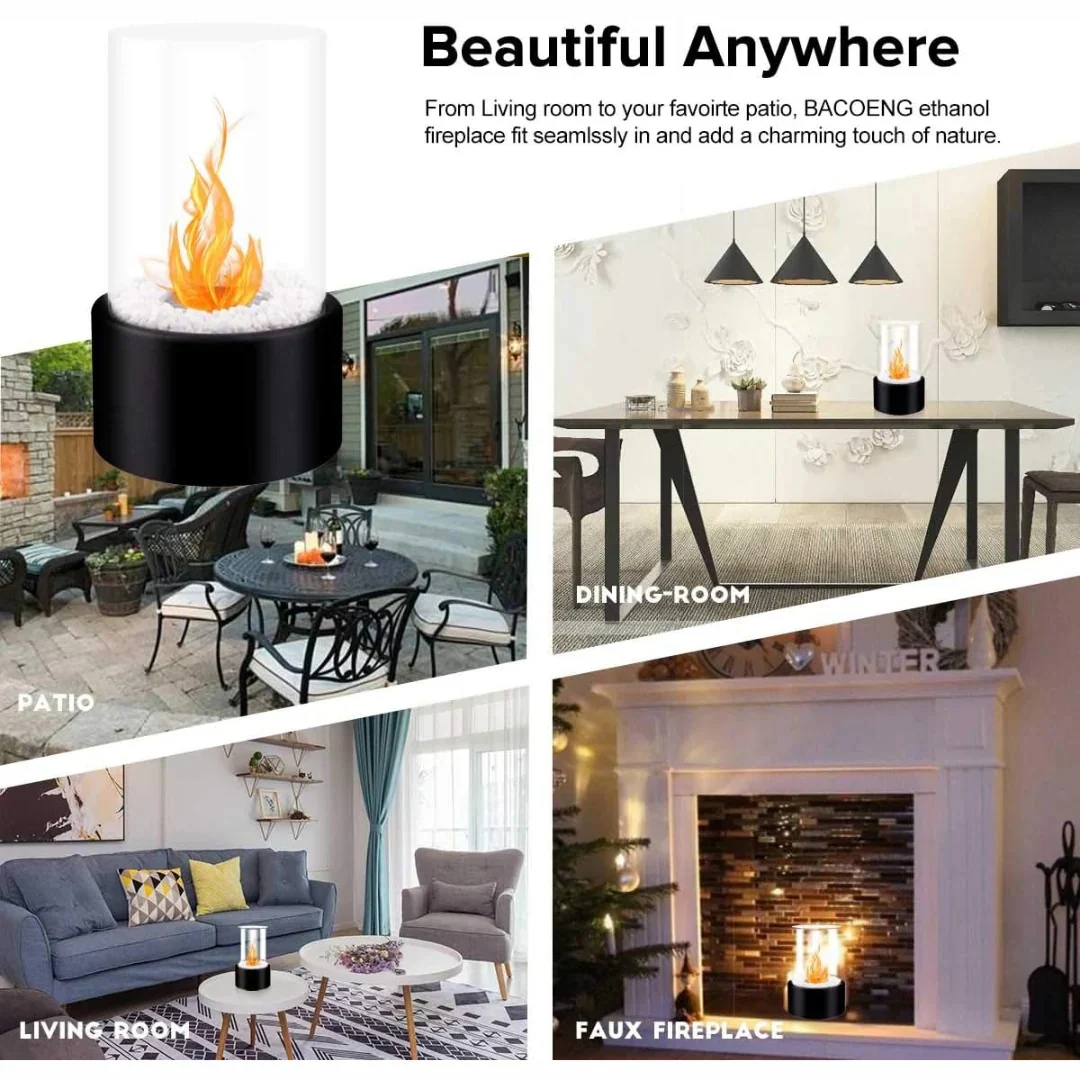 Portable Glass Tabletop Fireplace - Image 7