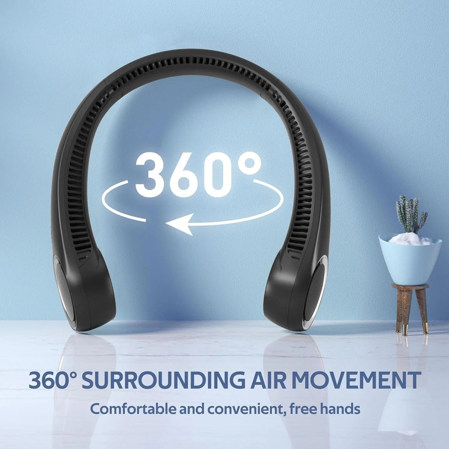 Portable Hands Free 360° Cooling Neck Fan - Image 4