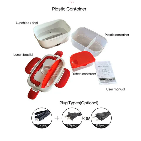 Portable Heated Food Warmer Lunch Box Container 50w - Image 5