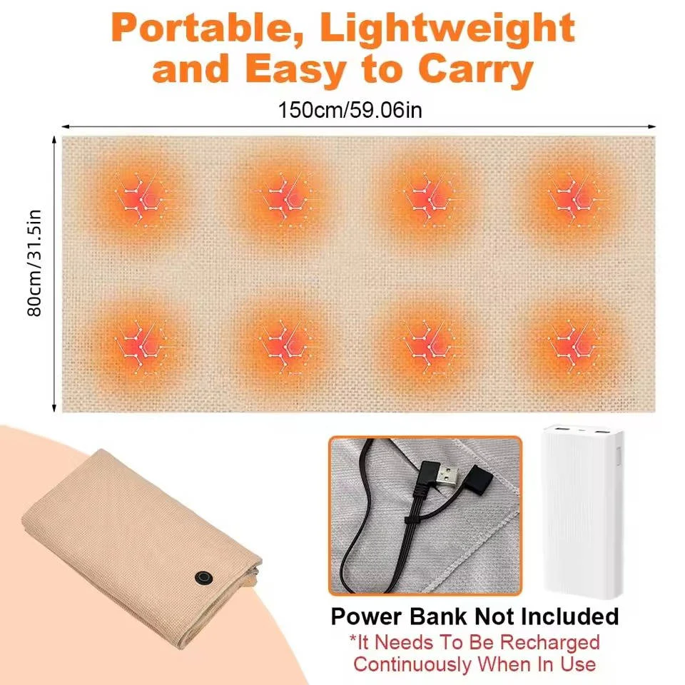 Portable Heated Shawl Blanket - Image 5