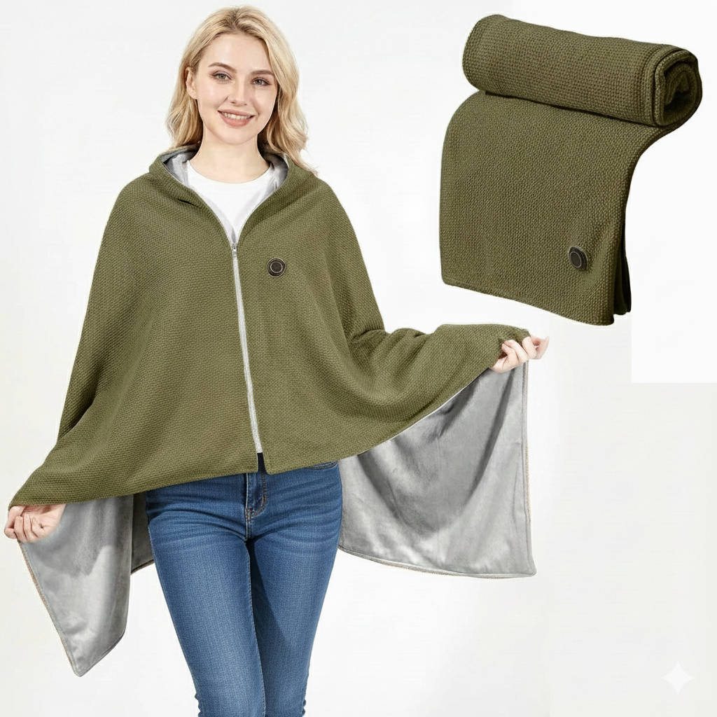 Portable Heated Shawl Blanket - Image 6