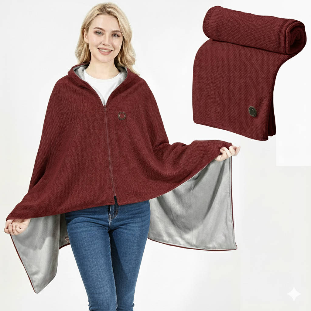 Portable Heated Shawl Blanket - Image 8