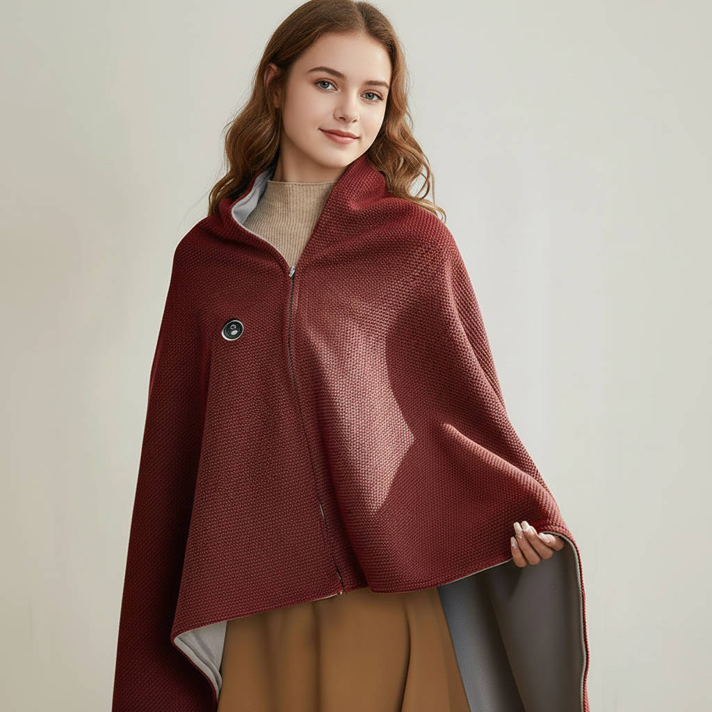 Portable Heated Shawl Blanket - Image 9