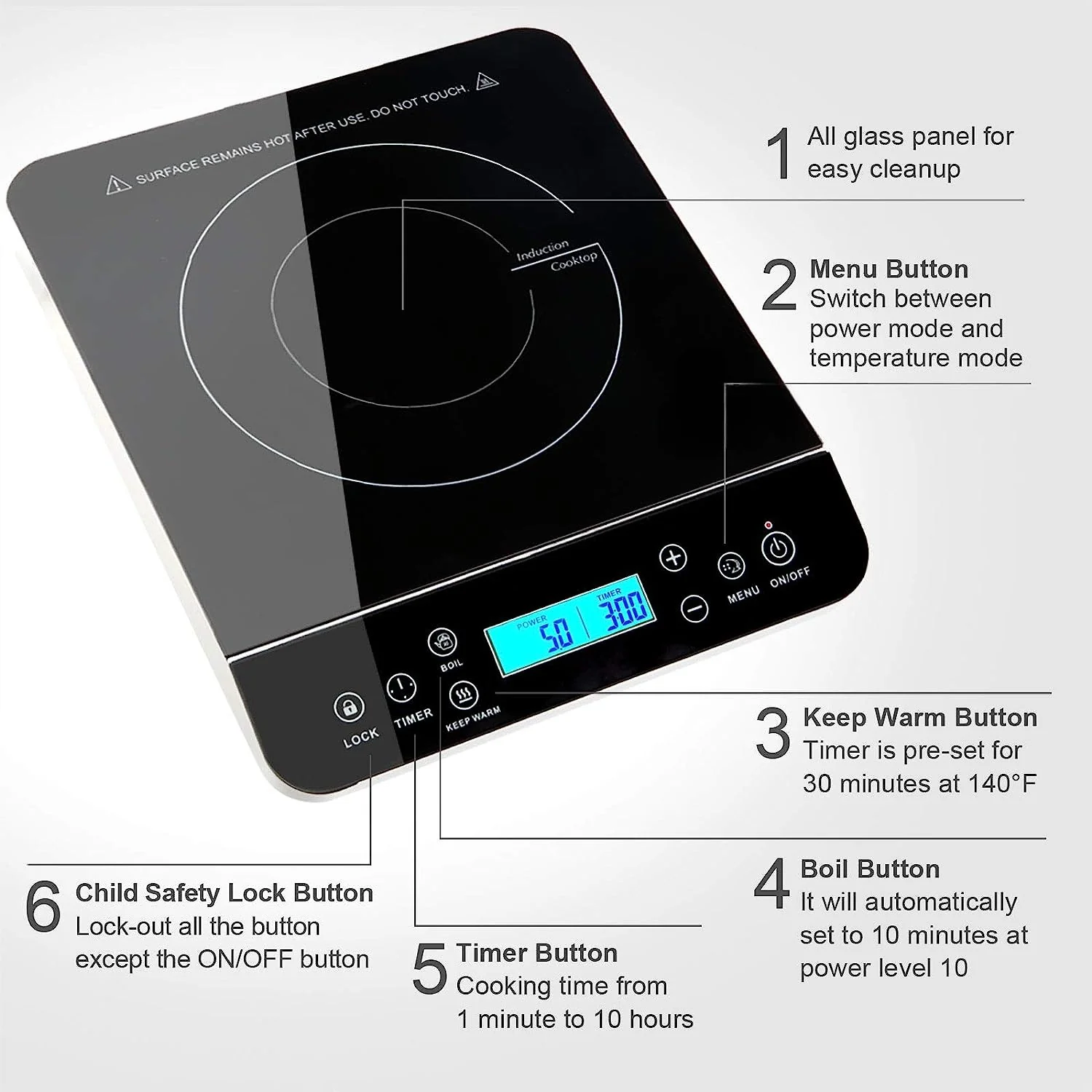 Portable Induction Cooktop - Image 4
