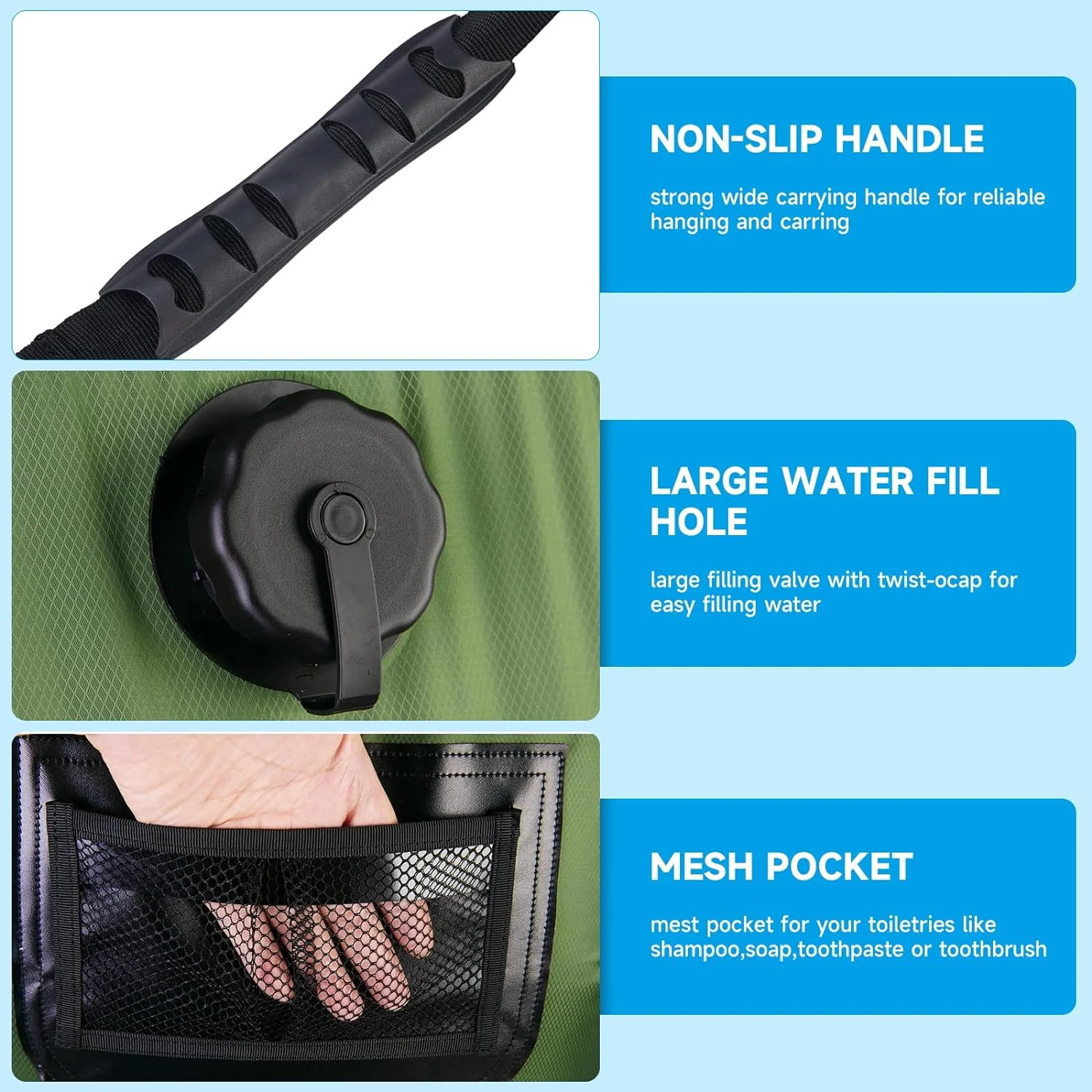 Portable Outdoor Shower Bag For Camping - Image 5