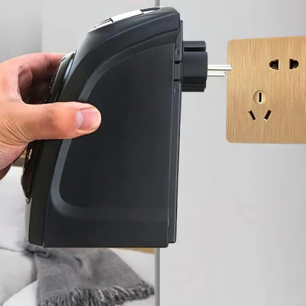 Portable Plug-In Electric Fan Heater with Thermostat - Image 6