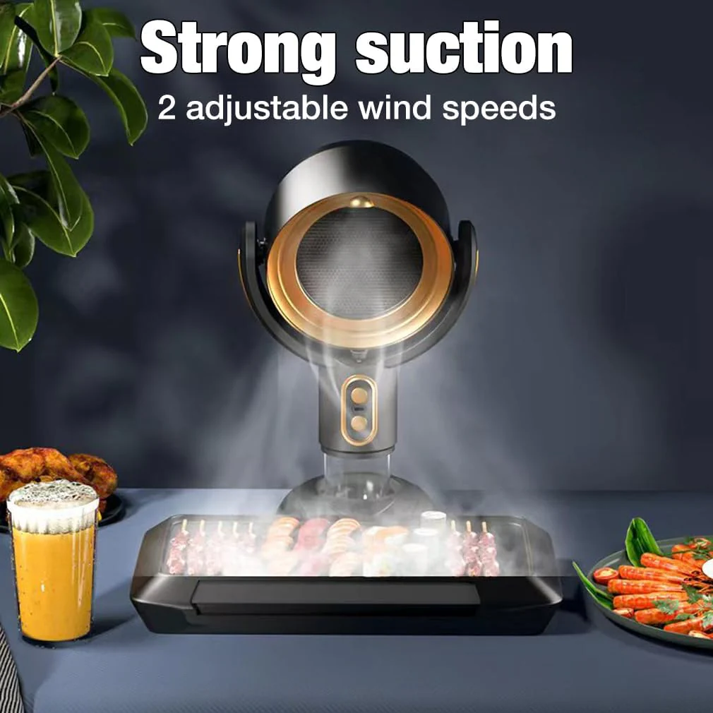 Portable Range Hood with 2-Speed Exhaust Fan – Compact Ventilation - Image 5