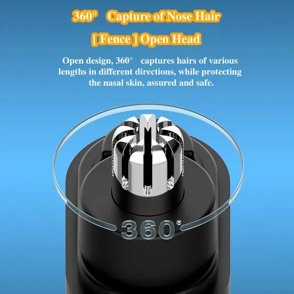 Portable & Rechargeable Nose Hair Trimmer - Precision Grooming On-the-Go - Image 10