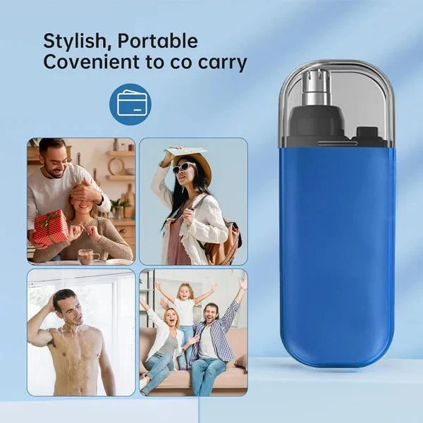 Portable & Rechargeable Nose Hair Trimmer - Precision Grooming On-the-Go - Image 3