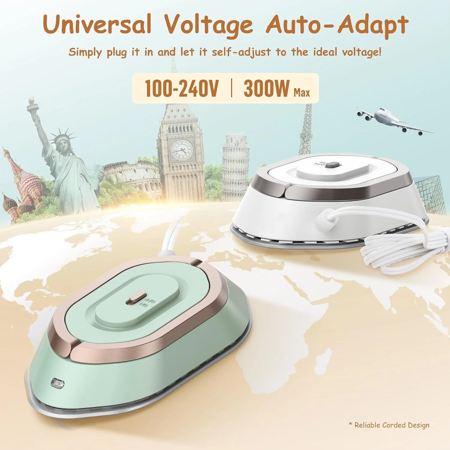 Portable Travel Iron - Image 3