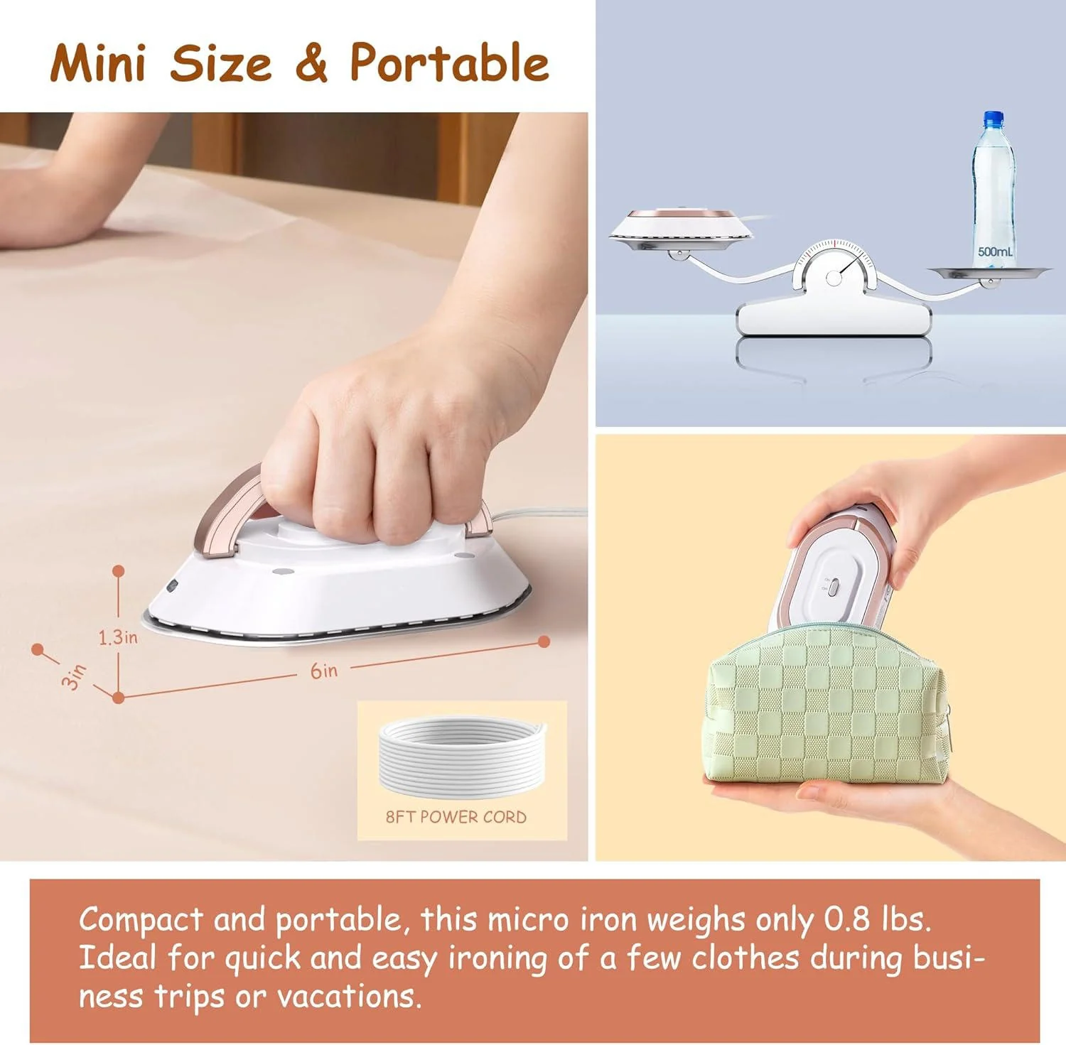Portable Travel Iron - Image 5