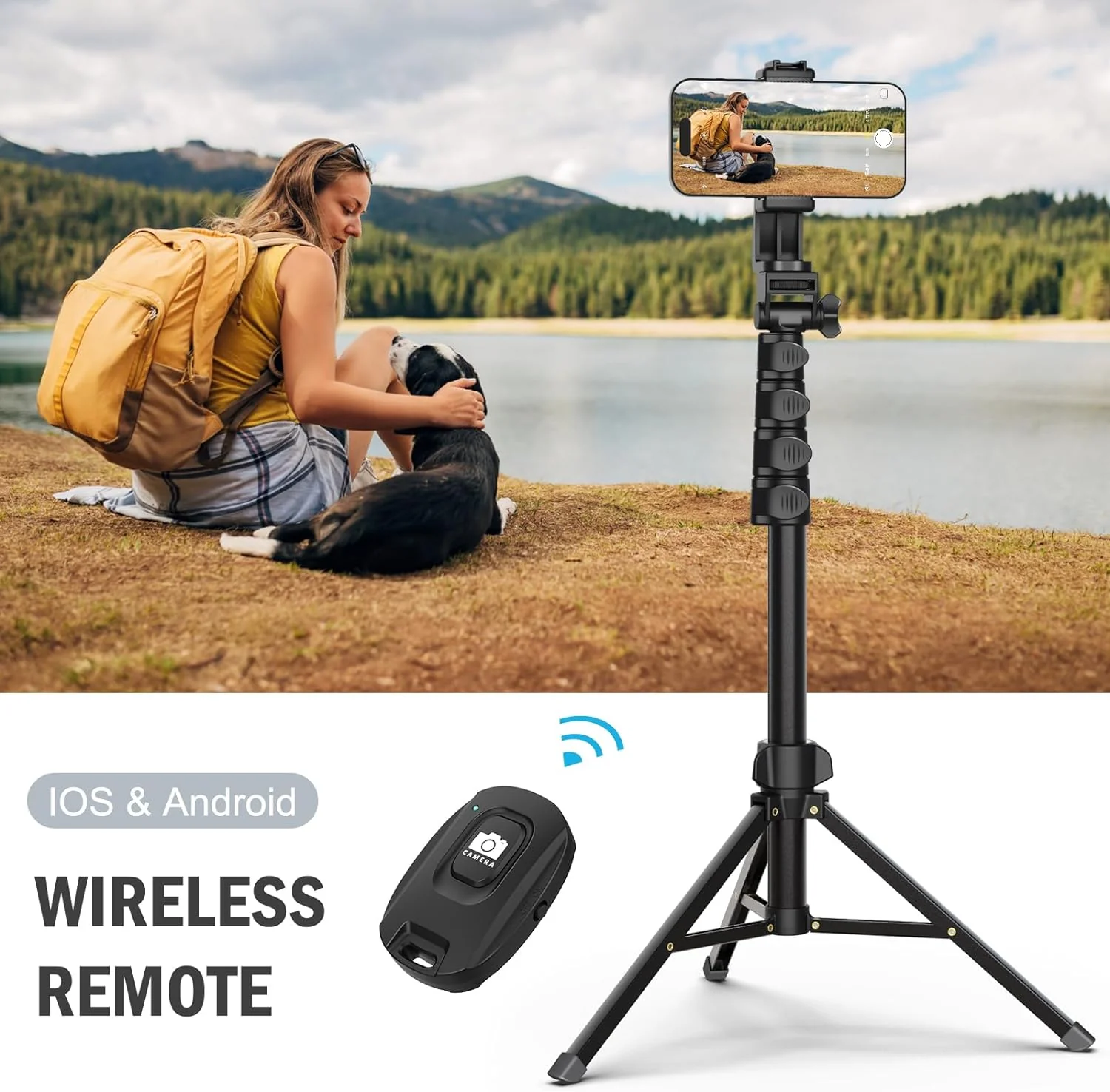 Portable Tripod Mount Stand for Cell Phone & Camera - Image 6