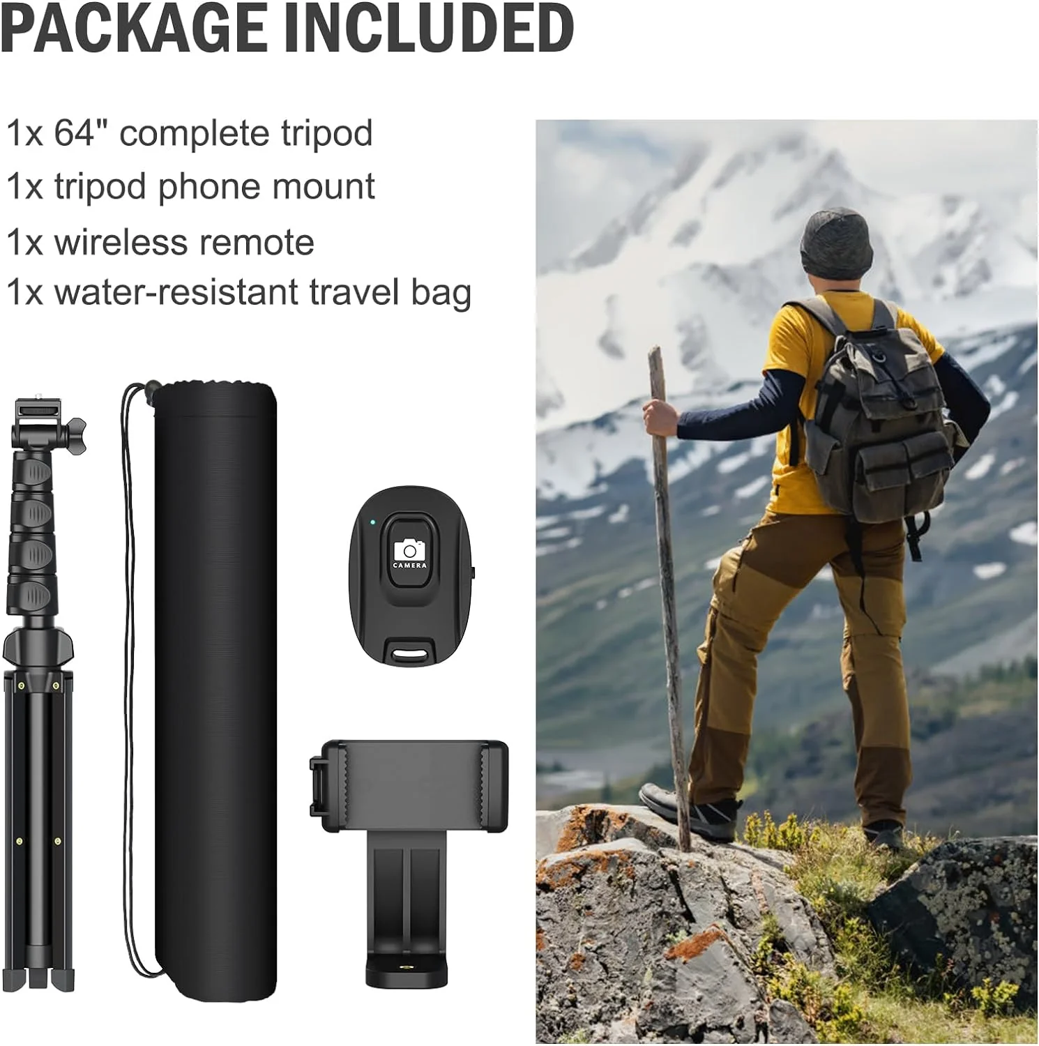 Portable Tripod Mount Stand for Cell Phone & Camera - Image 7