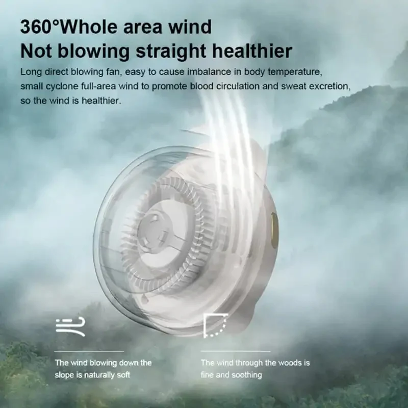 Portable Waist Fan Clip with Bladeless Handheld Design - Image 4