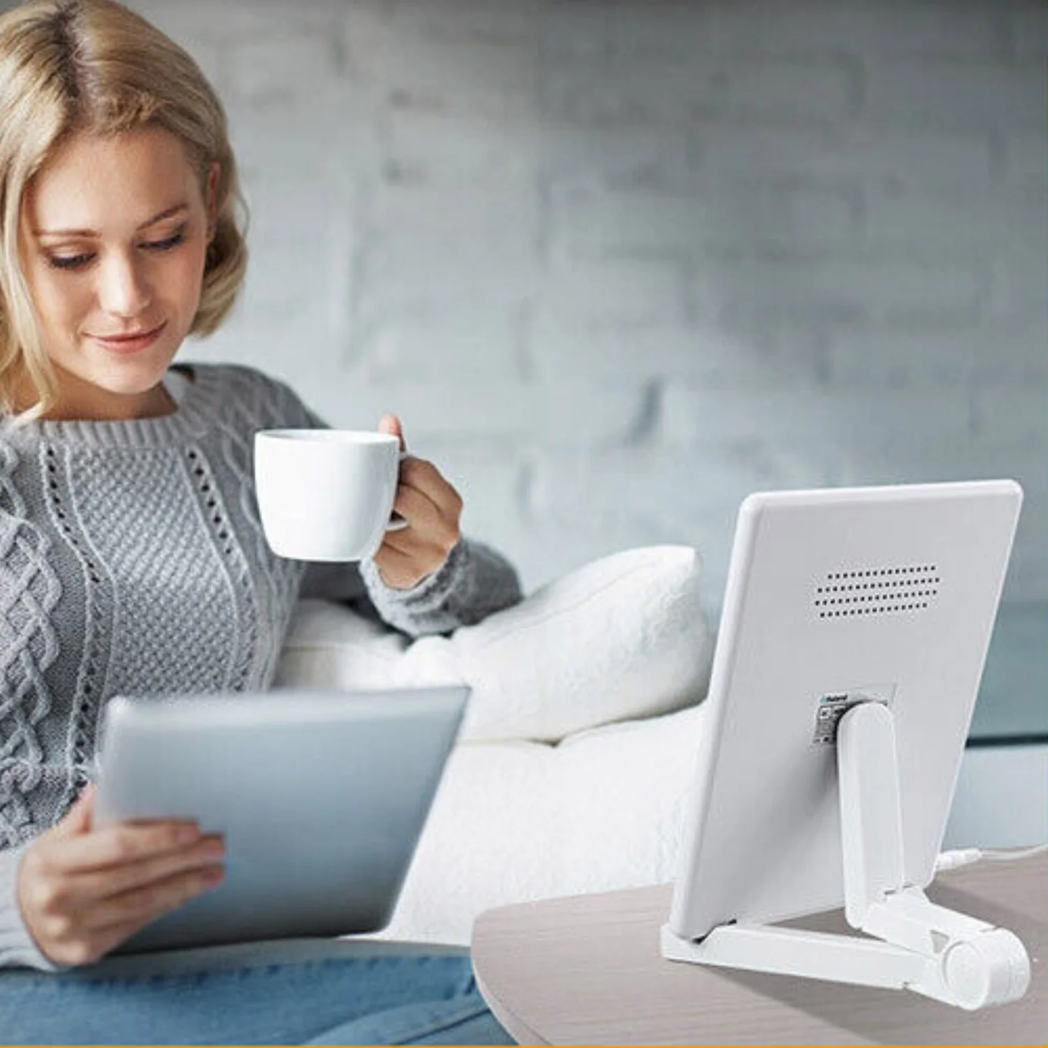 Powerful Compact Seasonal Sadness Bright Sun Therapy Lamp Light - Image 5