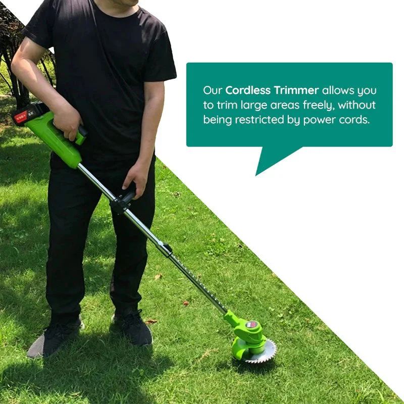 Powerful Electric Battery Operated Cordless Grass Trimmer - Image 3