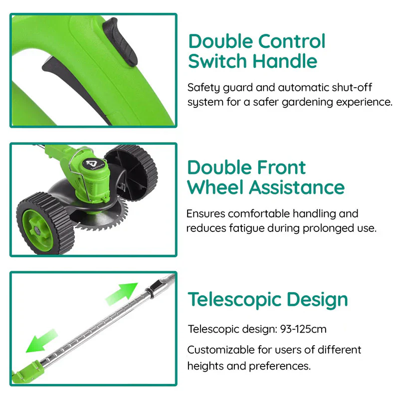 Powerful Electric Battery Operated Cordless Grass Trimmer - Image 10