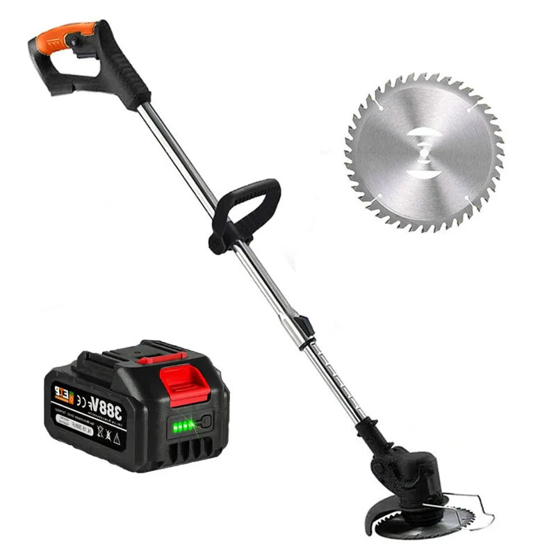 Powerful Electric Battery Operated Cordless Grass Trimmer - Image 2
