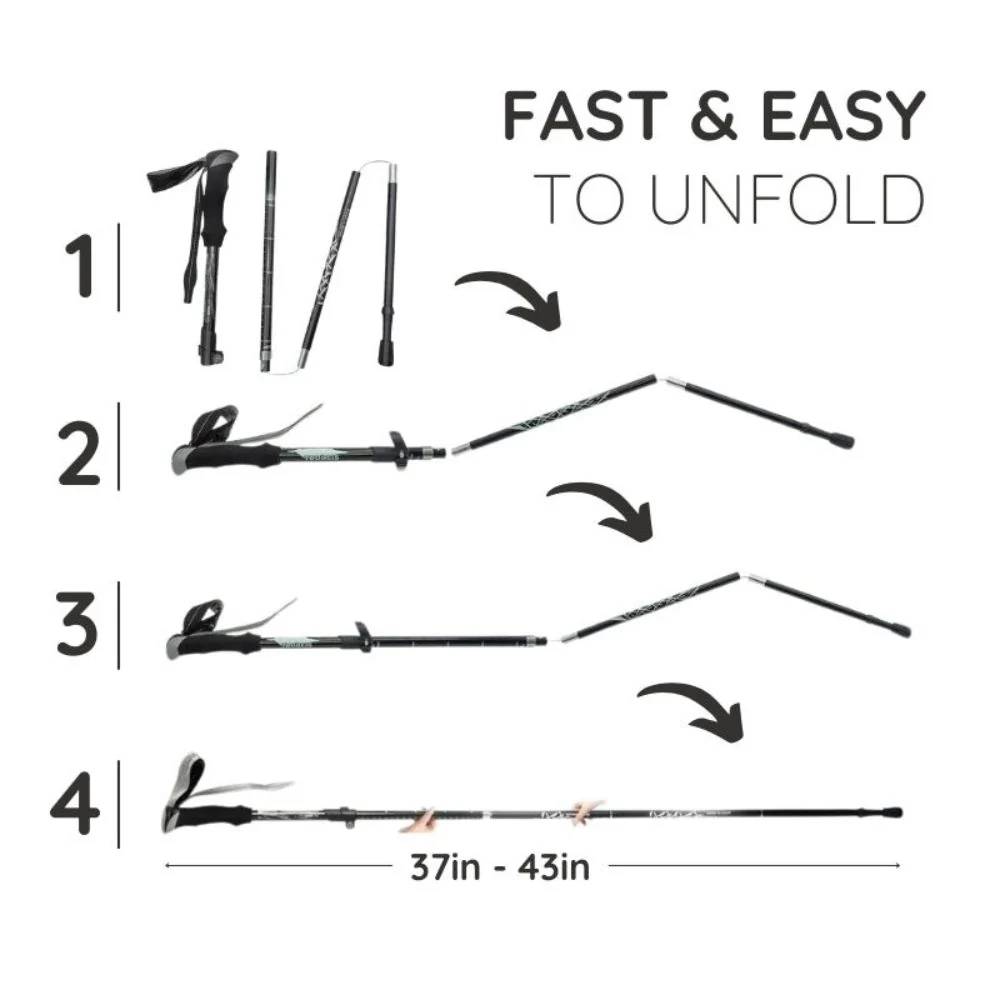 Premium Automatic Retractable Hiking Stick - Image 4
