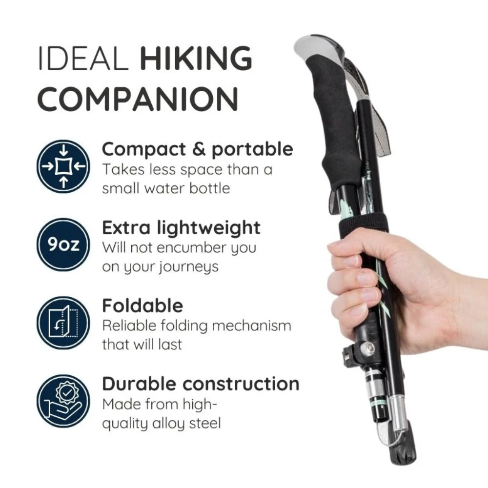 Premium Automatic Retractable Hiking Stick - Image 9