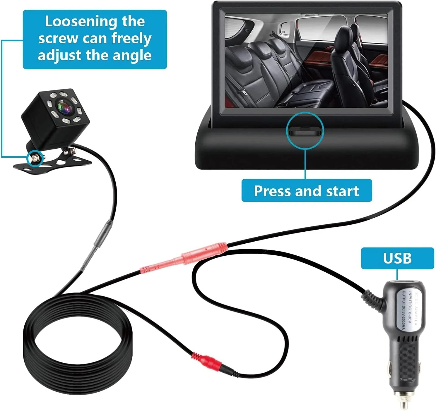 Premium Car Baby Monitor Camera - Image 2