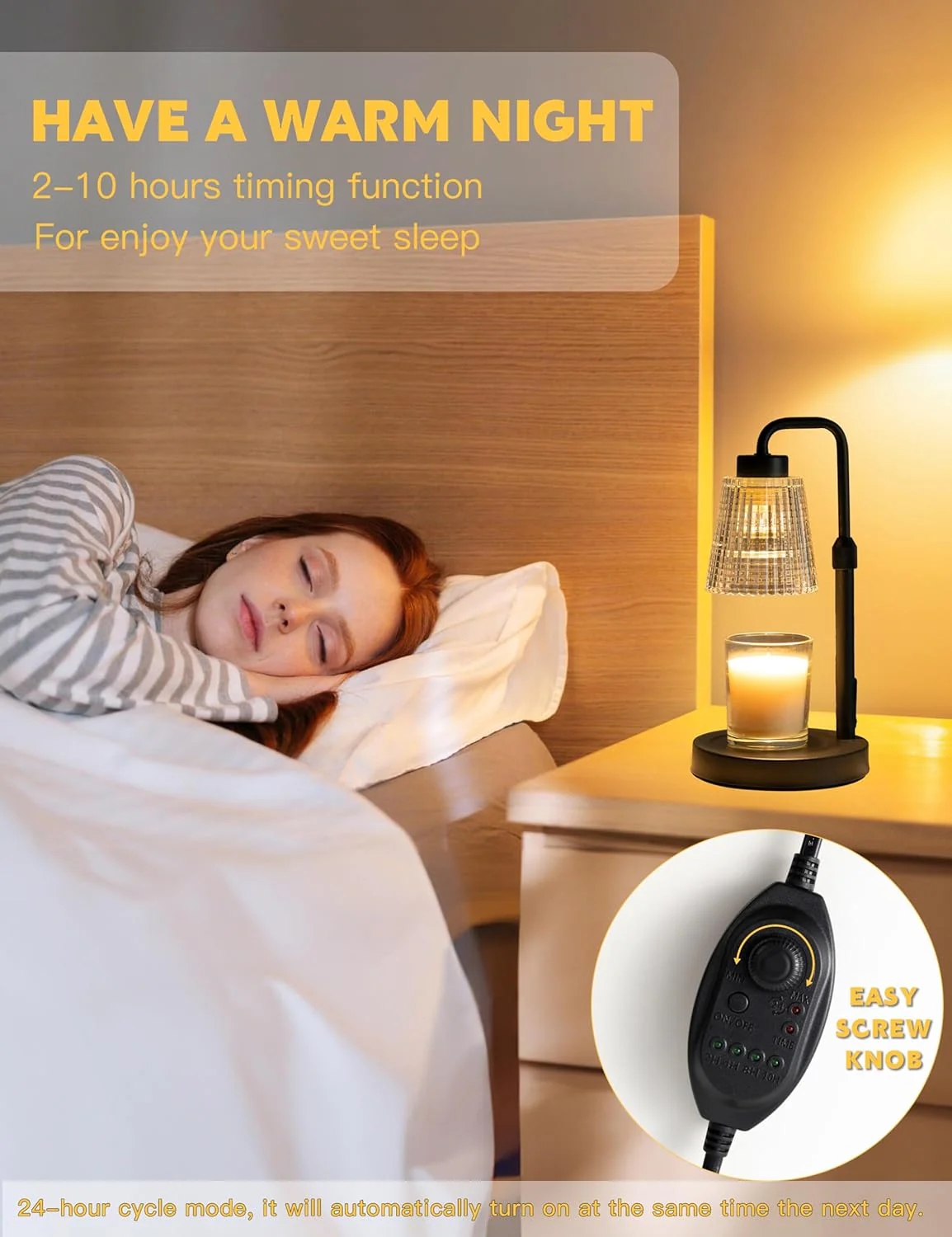 Dimmable Candle Lamp Warmer - Image 6