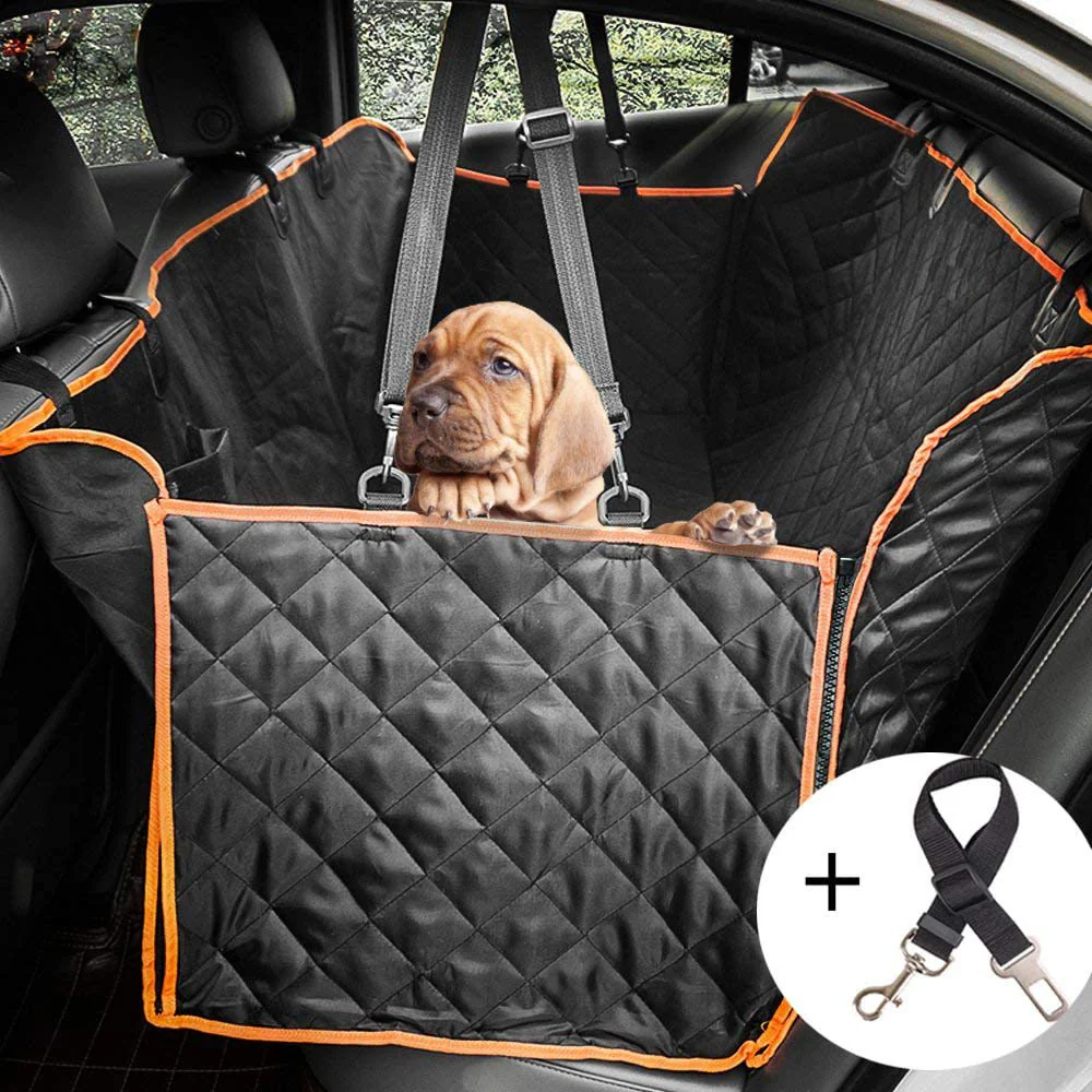 Premium Dog Car Seat Cover Waterproof Hammock Protector - Image 5
