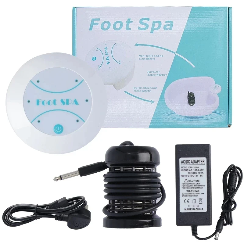 Premium Ionic Foot Detox Cleanse Vibrating Whirlpool Soak Bath - Image 2