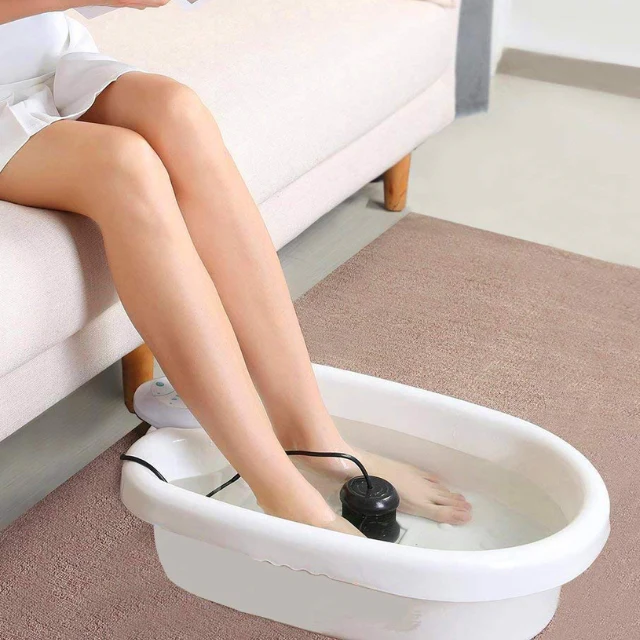 Premium Ionic Foot Detox Cleanse Vibrating Whirlpool Soak Bath - Image 3