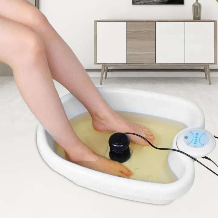 Premium Ionic Foot Detox Cleanse Vibrating Whirlpool Soak Bath - Image 5