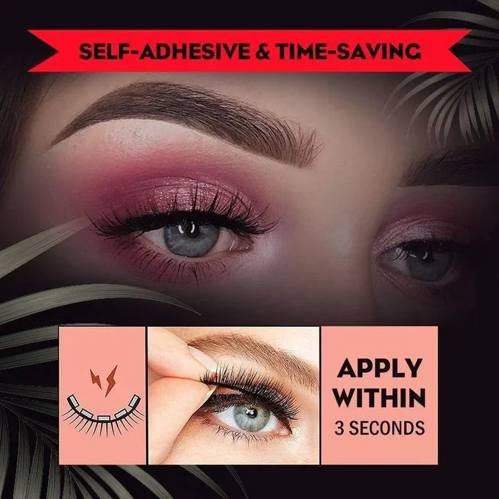 Premium Reusable Self-Adhesive Eyelashes - Image 6