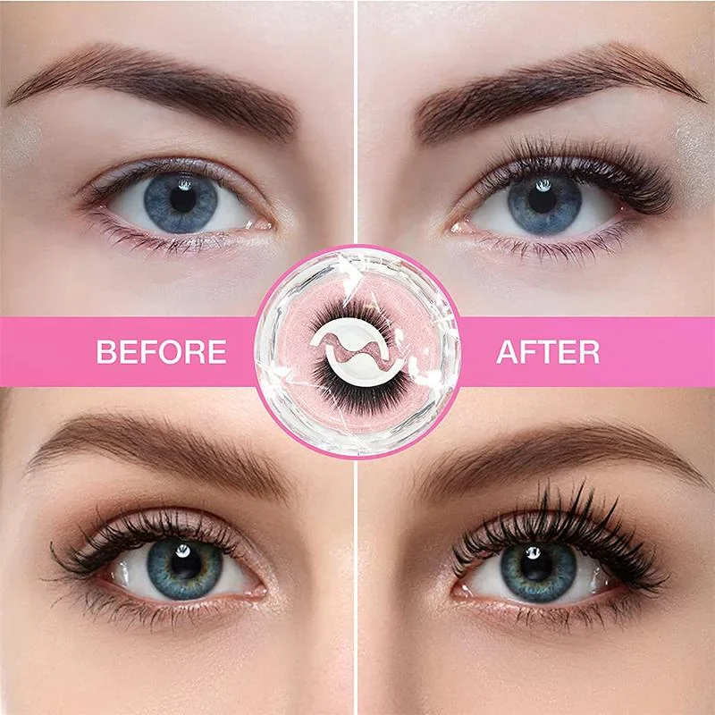 Premium Reusable Self-Adhesive Eyelashes - Image 9