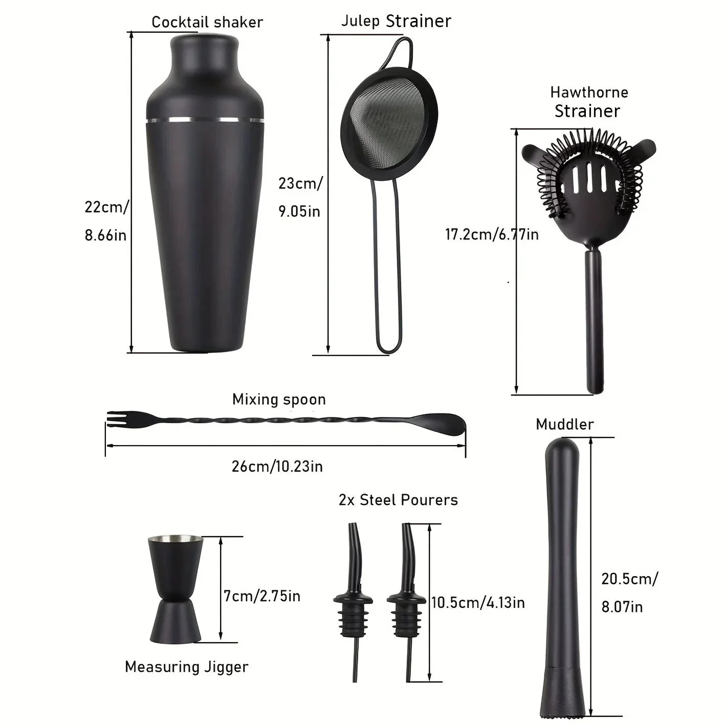 Premium Stainless Steel Cocktail Set - Image 7