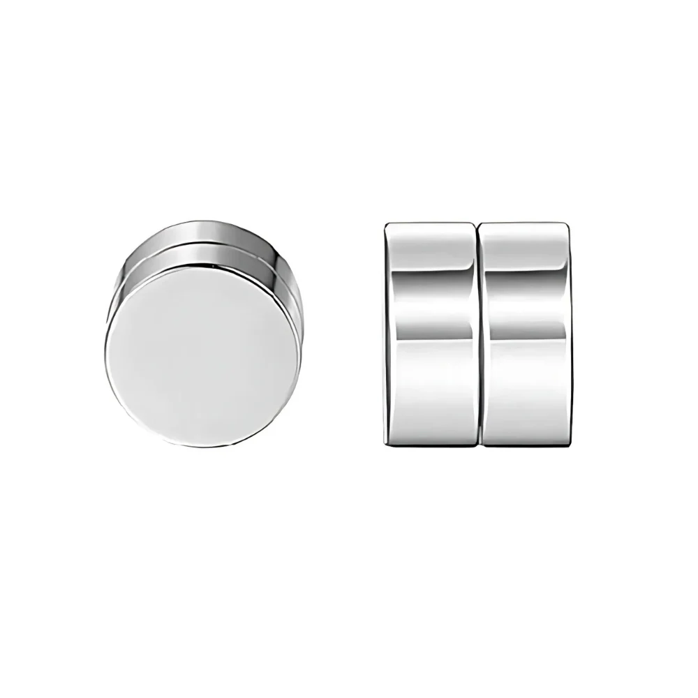 Premium Unisex Magnetic Crystal Design Stud Earrings - Image 5