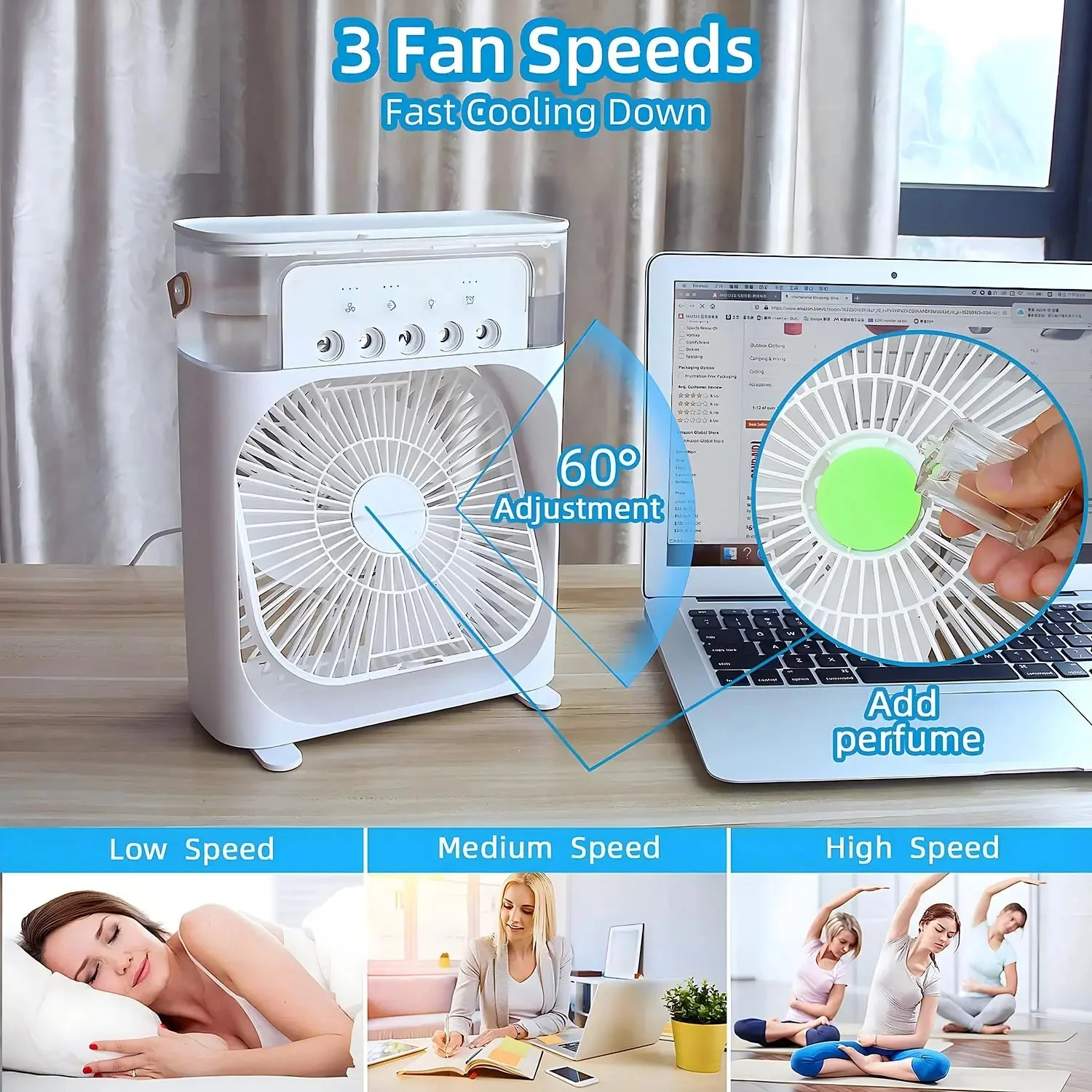 Pro 3-In-1 Fan, Air Conditioner And Humidifier - Image 3